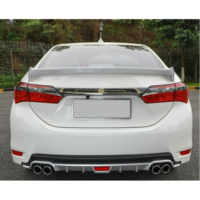toyota corolla bagaj ustu spoiler trd boyasiz 2013 2019