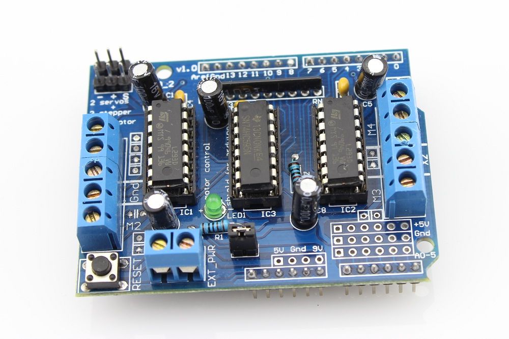 Arduino Motor Shield L293d Arduino Shieldler Arduino Elektrovadi