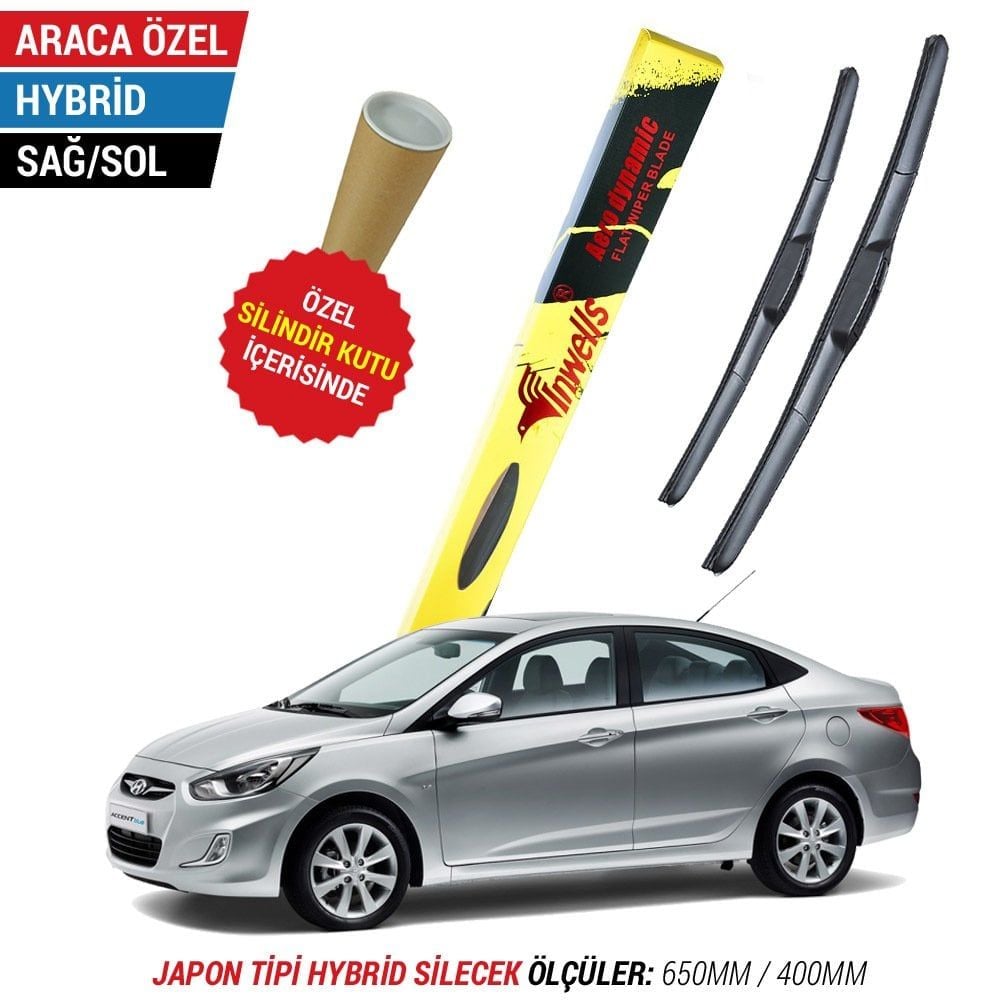 hyundai accent blue inwells hybrid silecek takimi 2011 2015