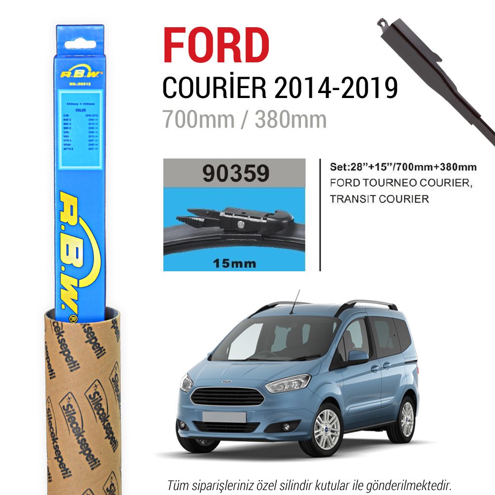 Ford Courier RBW Muz Silecek Takımı (20142019)