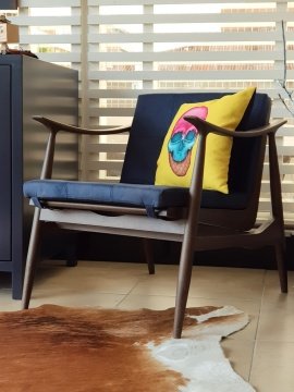 Midcentury Sapphire Masif Koltuk I Klasik Mobilya Severlere