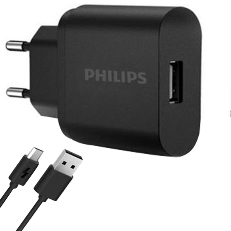 philips dlp1311nb 51 5v 2 1a 10 5w universal telefon tablet sarj aleti micro usb kablo