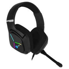Lenovo Lecoo HT406 Kulak Üstü RGB Led Aydınlatma Kablolu Gaming Oyuncu Kulaklık
