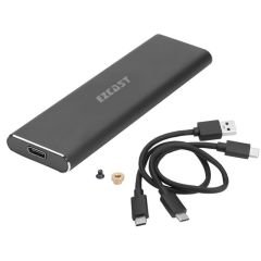 Powermaster M.2 Nvme SSD Destekli USB 3.1 Type-C SSD Harddisk Kutusu Sabit Sürücü Muhafazası