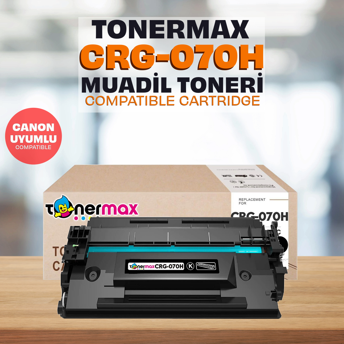 TonerMAX® TMX-CRG070H Muadil Toneri