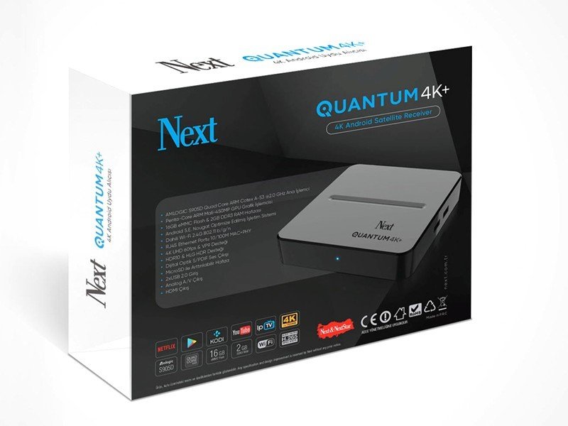 Next Quantum 4K+ Android Uydu Alıcısı