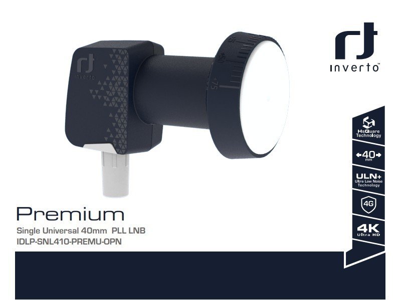 Inverto Premium 0.2dB Single LNB Full HD 4K Uyumlu