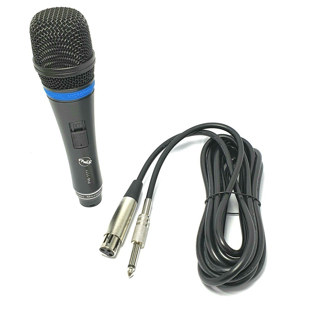 Pawer PW-1111 Profesyonel Kablolu Mikrofon Metal Kasa
