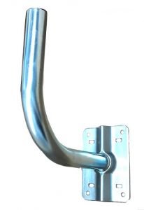 SAB L Anten Ayak Paslanmaz Galvaniz 30cm Bükme
