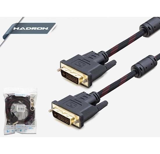 HADRON DVI Kablo Örgülü 1.8mt HR4114
