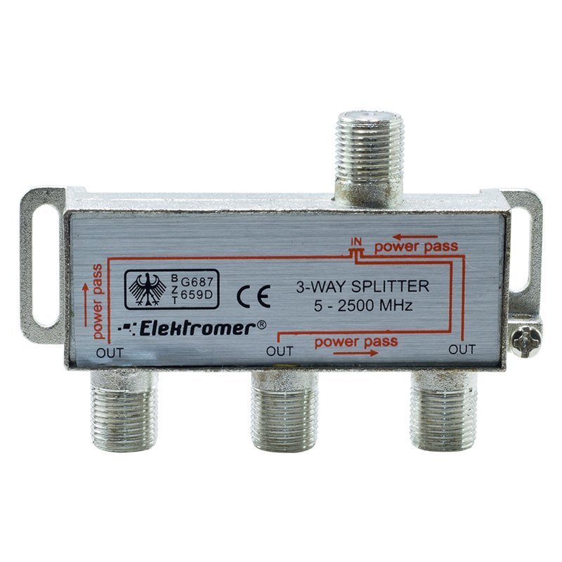 elektromer 1/3 Splitter 5-2500Mhz