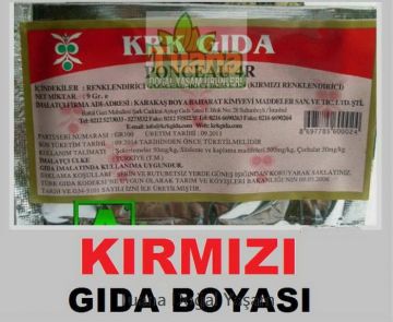 Kirmizi Gida Boyasi Nasil Elde Edilir