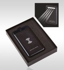 Kişiye Özel PB-195 Siyah Powerbank 8000 mAh Lion Pil - Wireless Hızlı Şarj