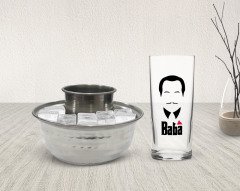 BK Home Godfather Baba Tasarımlı Rakı Bardağı ve Ehl-i Keyif Seti-12