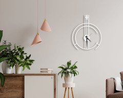 BK Gift Dekoratif 45cm Ahşap Duvar Saati-141