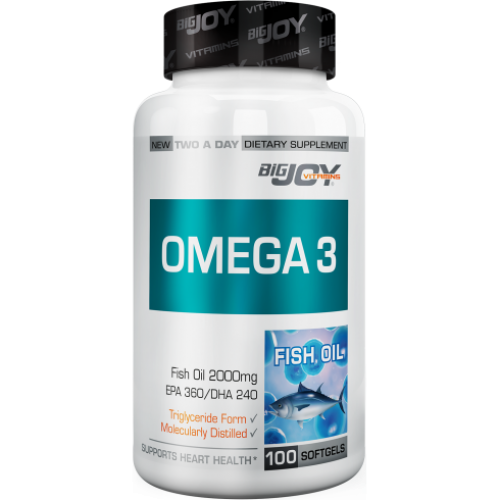 Bigjoy Vitamins Omega 3 100 Softgel Balik Yagi Omega 3 Bigjoy