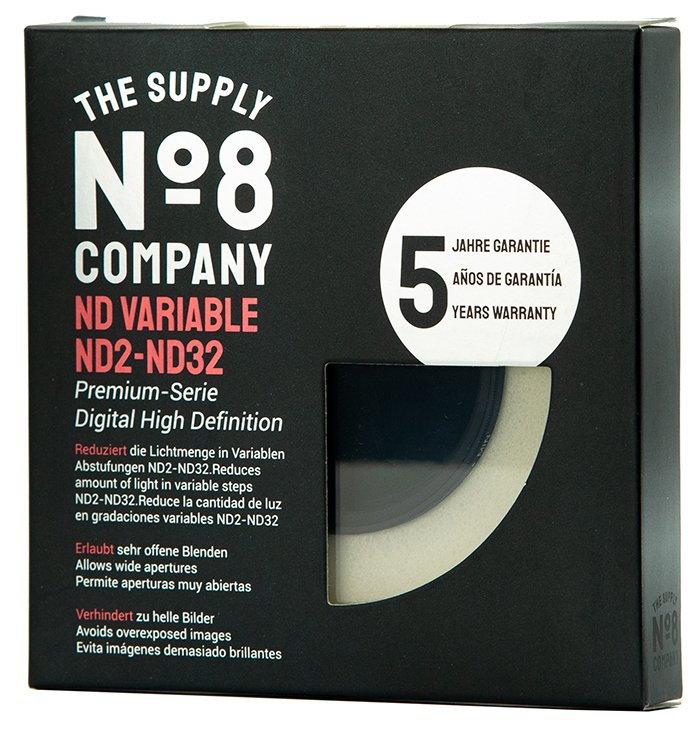 No8 Company 49mm Nano Variable Density ND 2-32 Filtre