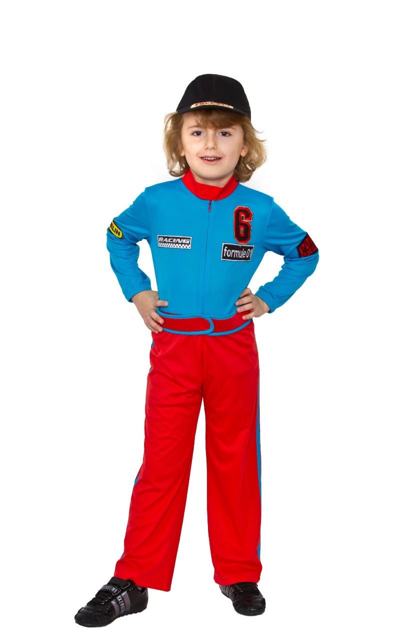 Formula Yarisci Kiyafeti 5 7 Yas Arasi Erkek Cocuk Kostumleri Funkid Yarisci Kostumu