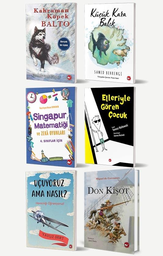 4 Sinif Okuma Seti 6 Kitap Hazir Setler Beyaz Balina Yayinlari