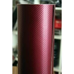 127cmx30metre Bordo Karbon Folyo Top Olarak