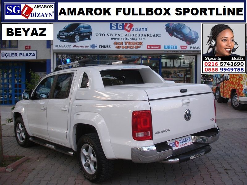 beyaz amarok fullbox sportline