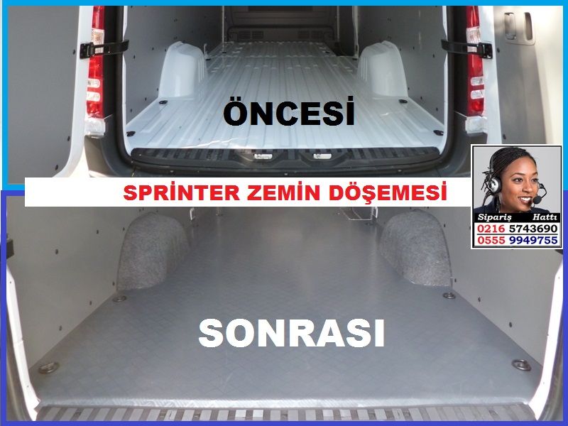 Mercedes Sprinter Zemin Dosemesi Mdf Ve Taban Lastigi Uygulamasi Sprinter Aksesuarlari