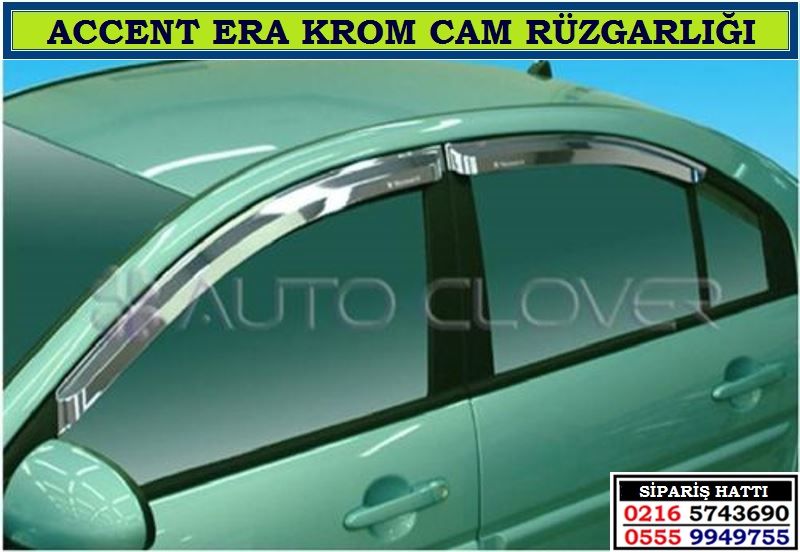 10624 accent era krom cam ruzgarligi hyundai accent era aksesuarlari