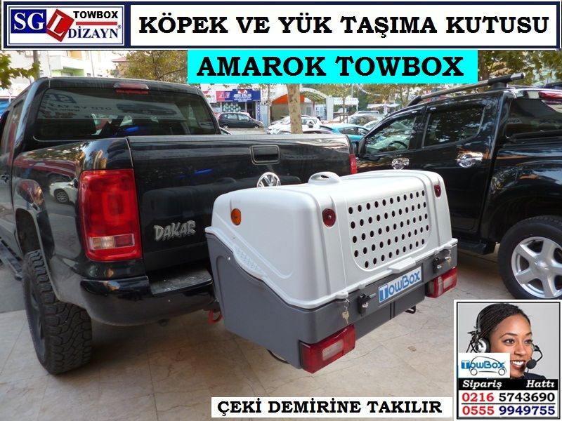 Sgl Towbox V1 451 Amarok Towbox V1 Ceki Demirine Takilan Kopek Ve Yuk Tasima Kutusu
