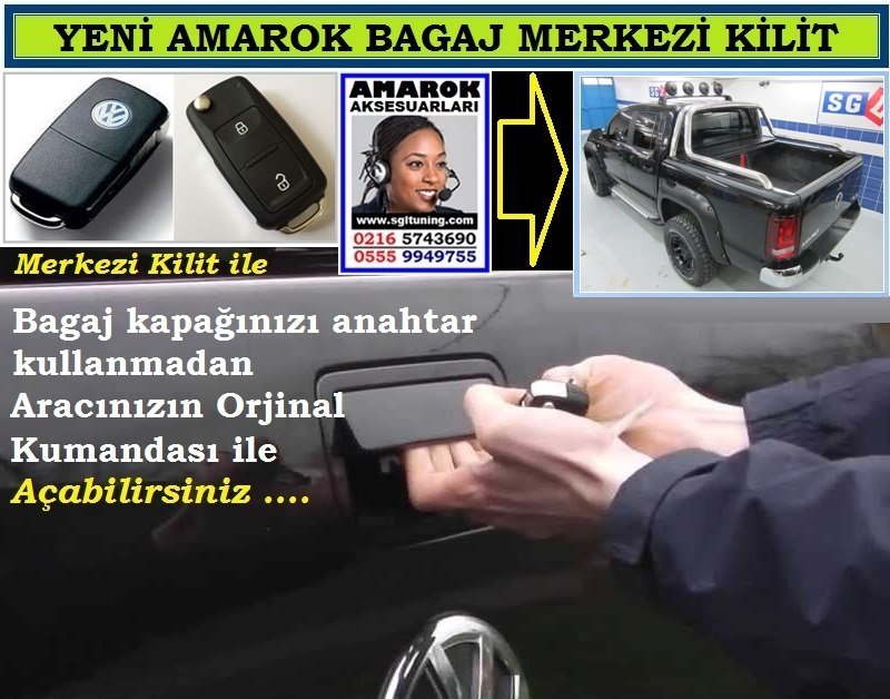 Amarok Bagaj Kapagi Merkezi Kilit Sistemi Sgl Tuning