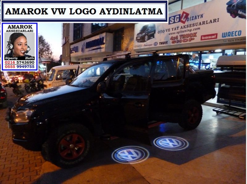amarok kapi alti logo aydinlatma amarok aksesuarlari