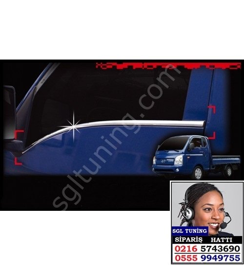 10905 hyundai h100 kamyonet krom cam citasi hyundai h100 kamyonet aksesuarlar