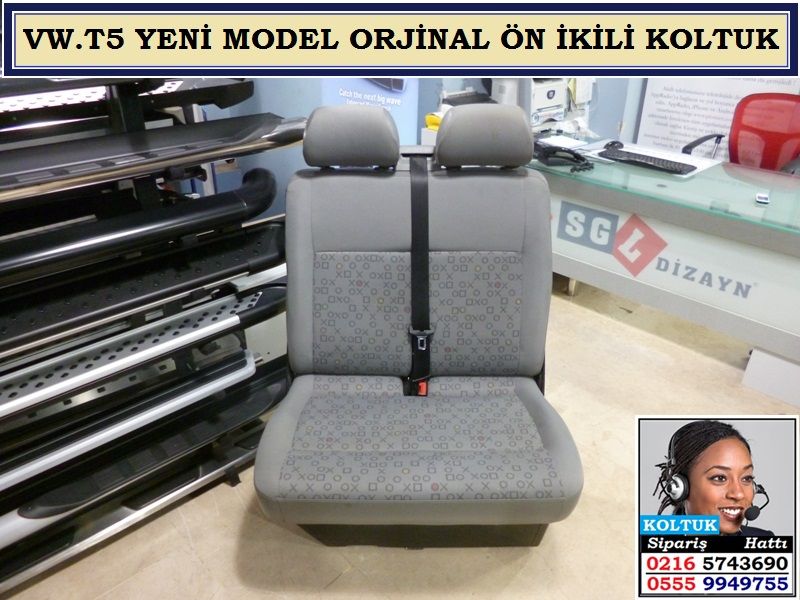 VW.YENİ T5 ORJİNAL ÖN İKİLİ KOLTUK