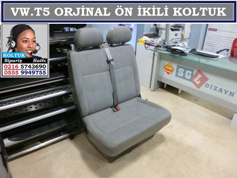 VW.T5 ORJİNAL ÖN İKİLİ KOLTUK