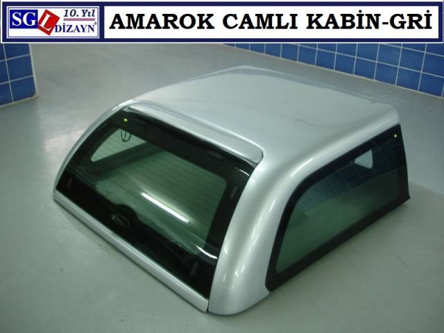 amarok camli kabin gri amarok aksesuarlari