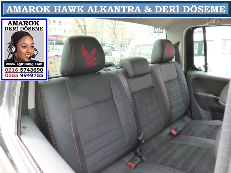 AMAROK HAWK ALKANTRA VE DERİ DÖŞEME AMAROK AKSESUARLARI