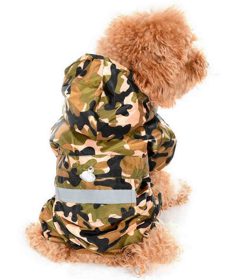 Kucuk Ve Orta Irk Kopek Pacali Yagmurluk Jorma Camo Petza