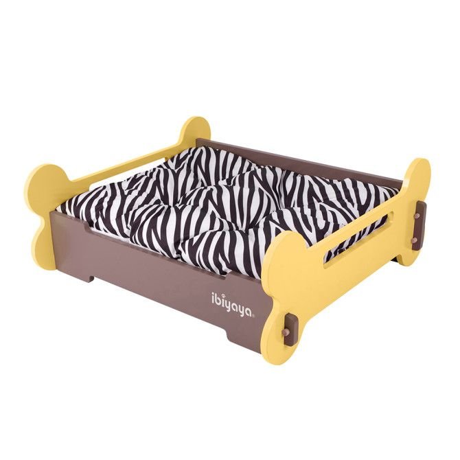 Bone Bed Kopek Karyolasi Sari Kahverengi Petza