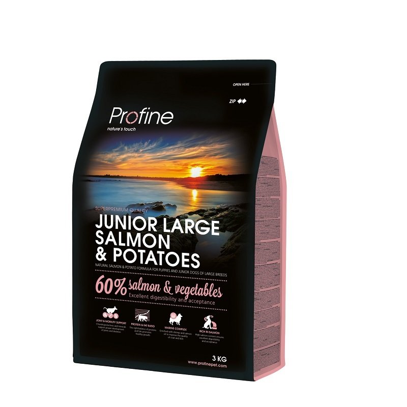 Profine Buyuk Irk Somonlu Yavru Kopek Mamasi 3 Kg Petza