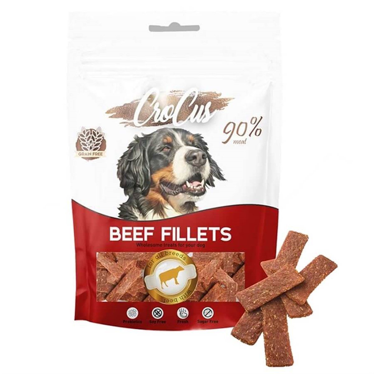Crocus Beef Fillets Biftekli Köpek Ödülü 80 gr Petza