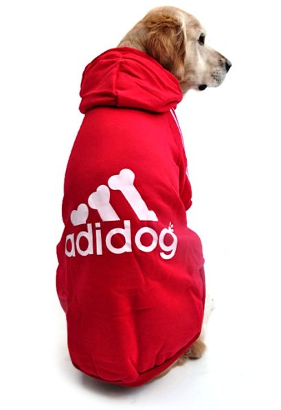 Kopek Buyuk Irk Sweatshirt Adidog Kirmizi Petza