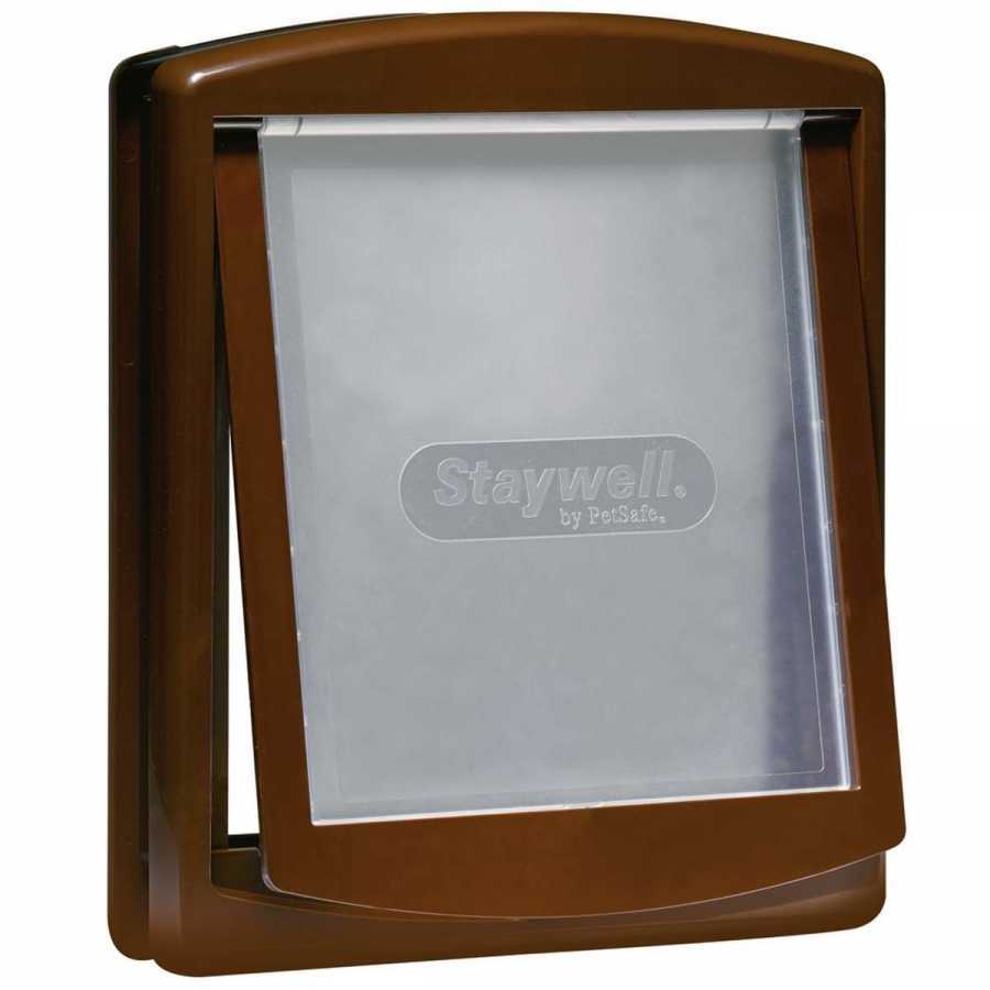 Staywell Orijinal 2 Yonlu Pet Kapisi Kahverengi Medium Petza