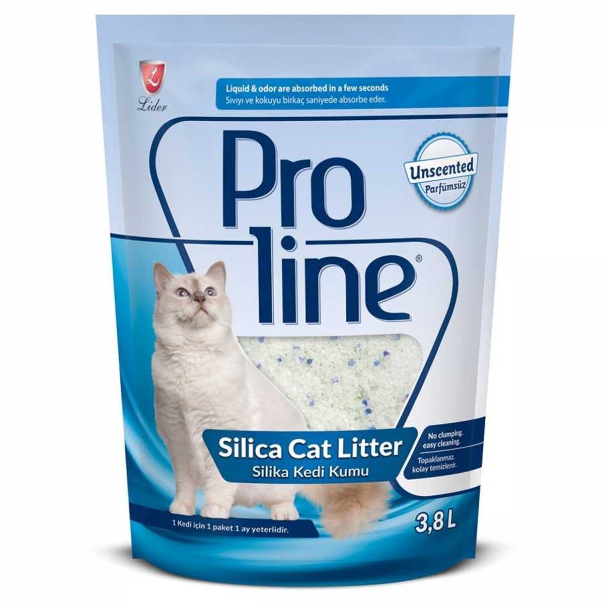 Pro Line Kristal Kedi Kumu 3.8 Lt Petza