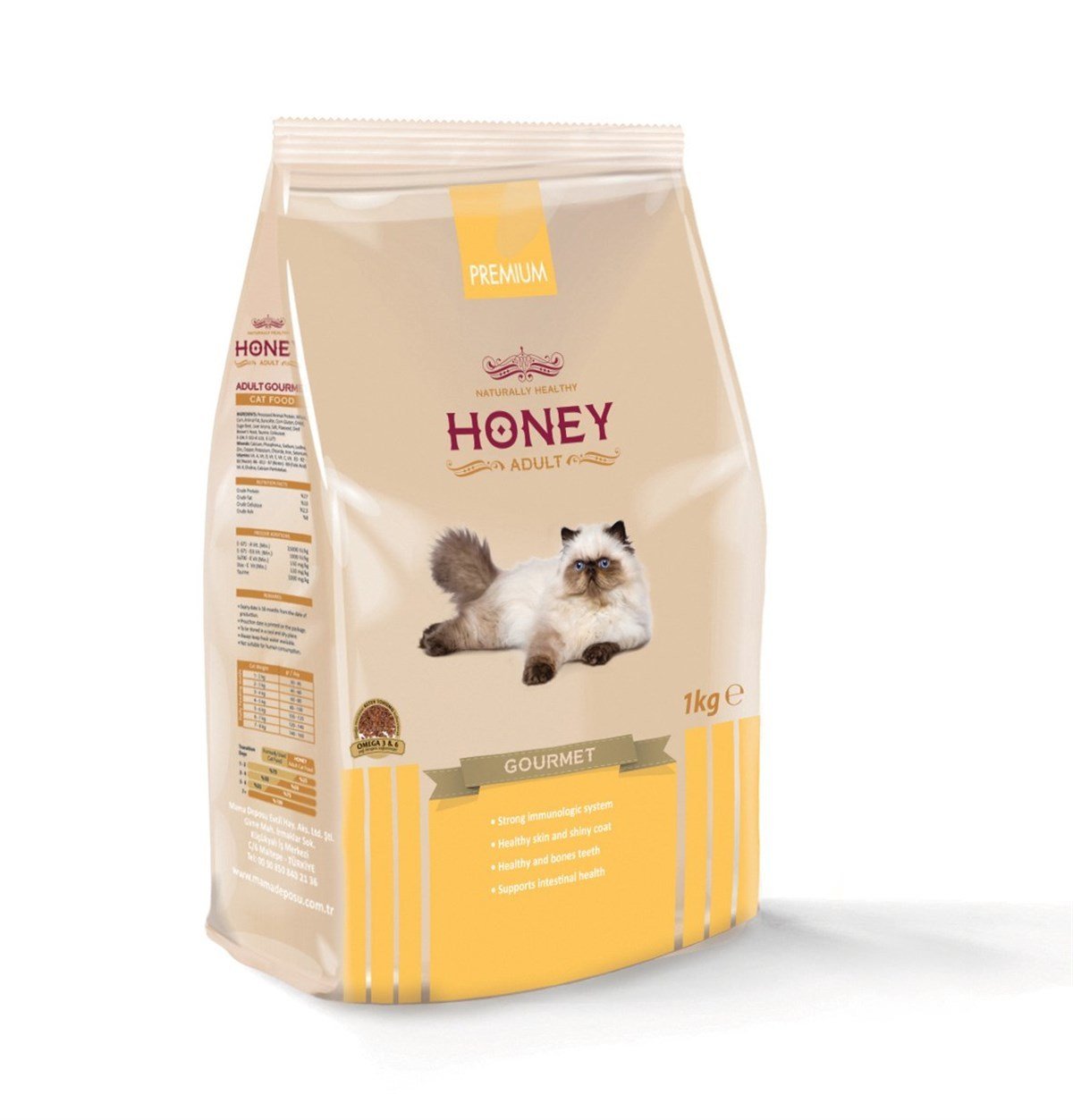 Honey Gourmet Kedi Maması 1 Kg Petza