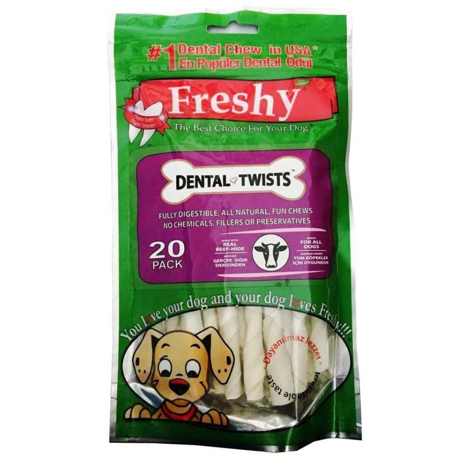 Freshy Burgulu Cubuk Kemik 13 Cm 20 Adet Petza