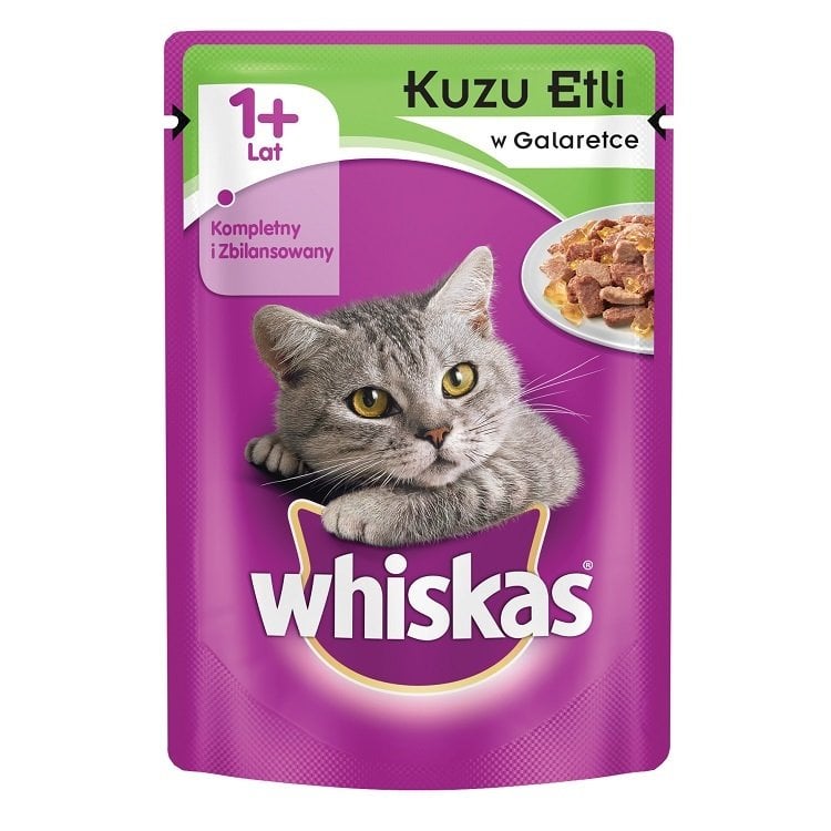 Whiskas Kuzu Etli Jöleli Kedi Konserve Maması 100Gr Petza