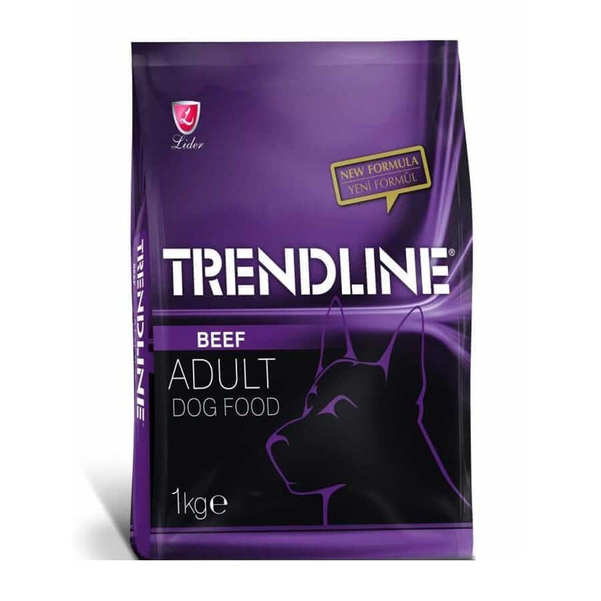 trendline biftekli yetiskin kuru kopek mamasi 1 kg petza