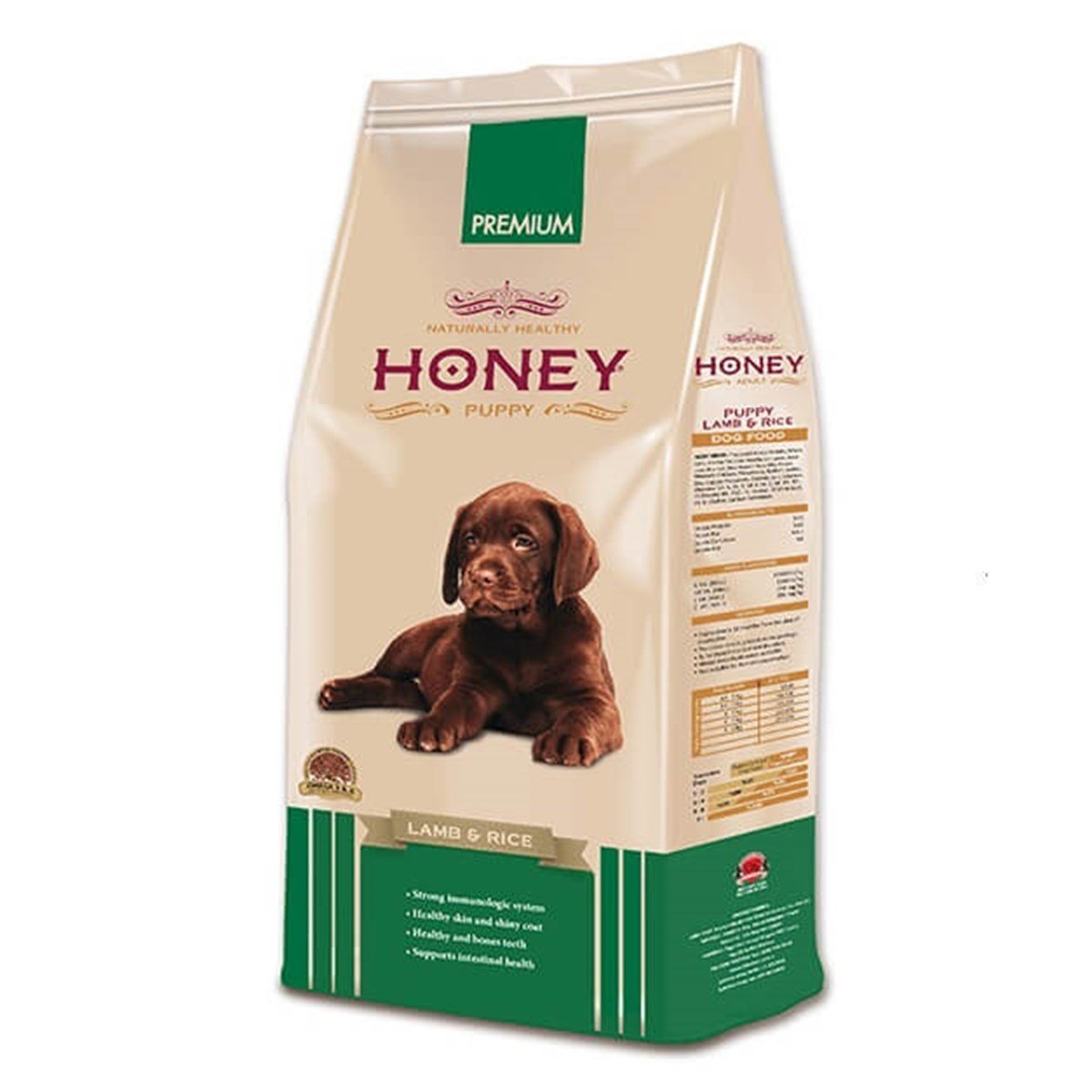Honey Premium Kuzu Etli Pirinçli Yavru Köpek Maması 15 Kg Petza