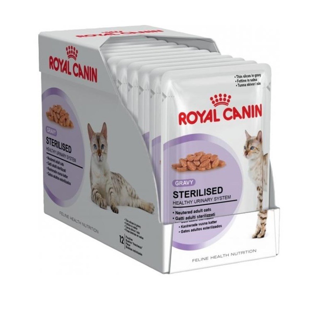 Royal Canin Sterilised Soslu Kısır Kedi Konservesi 85 Gr 12 adet Petza