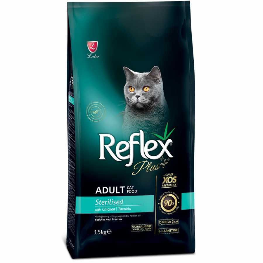Reflex Plus Tavuklu Kısırlaştırılmış Kedi Maması 15 Kg Petza