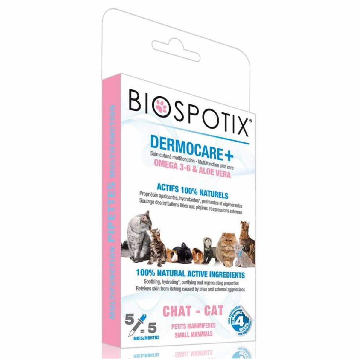 Biospotix Dermocare Kedi Tüy Bakım ve Koku Giderici SpotOn 5 Li Pipet
